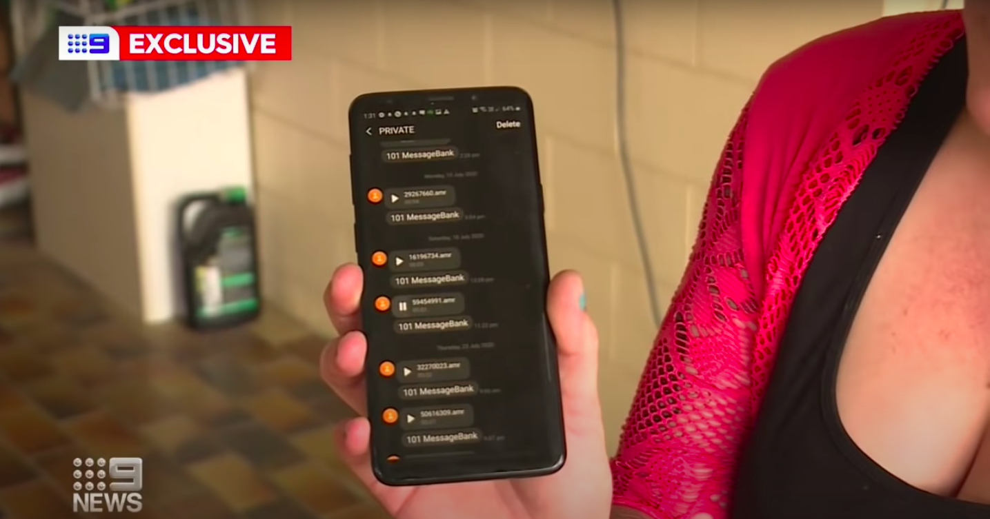 YouTube/9News She has been receiving calls day and night.